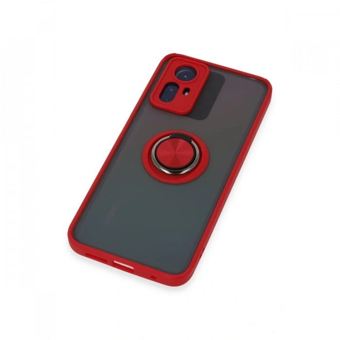 Xiaomi Redmi Note 12S Kılıf Montreal Yüzüklü Silikon Kapak