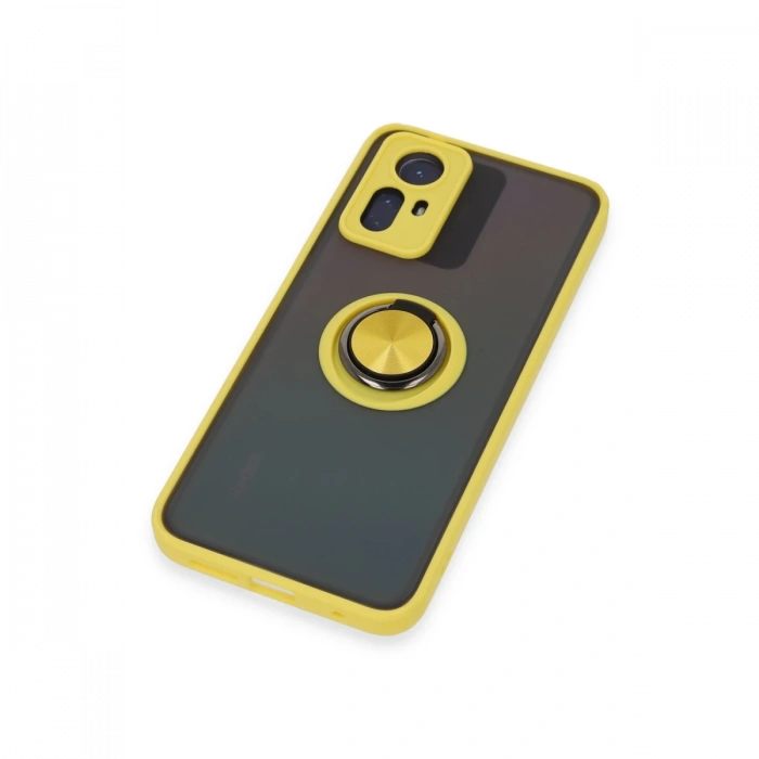 Xiaomi Redmi Note 12S Kılıf Montreal Yüzüklü Silikon Kapak