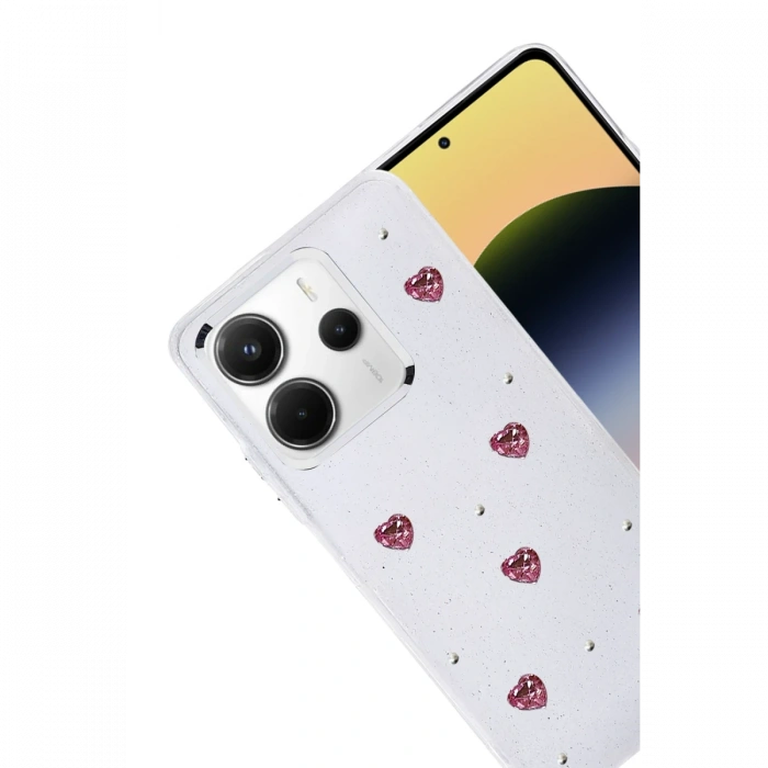 Joy Tekno Xiaomi Redmi Note 14 4G Fiyonk Desenli Kapak