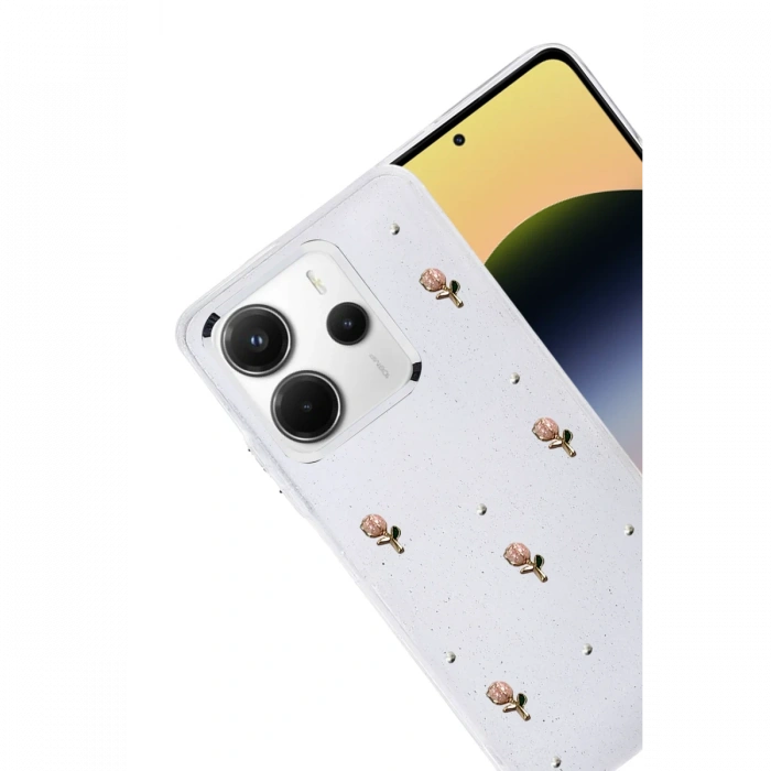 Joy Tekno Xiaomi Redmi Note 14 4G Fiyonk Desenli Kapak