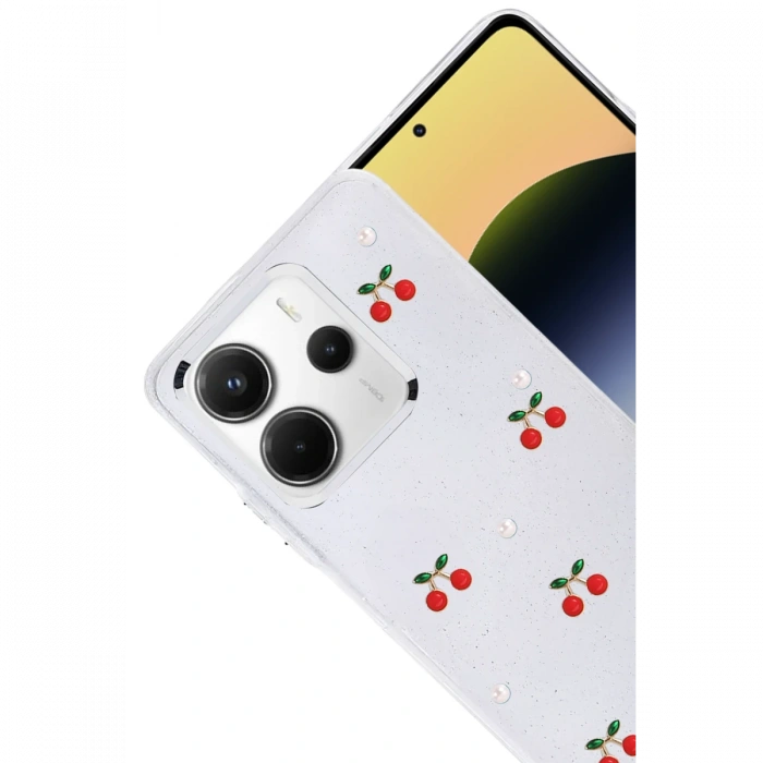 Joy Tekno Xiaomi Redmi Note 14 4G Fiyonk Desenli Kapak