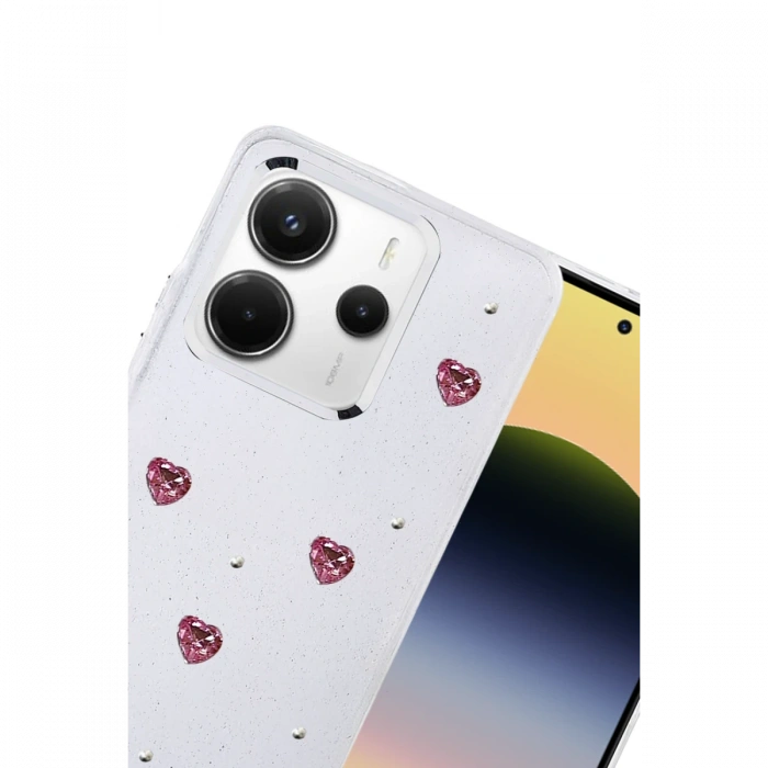 Joy Tekno Xiaomi Redmi Note 14 4G Fiyonk Desenli Kapak