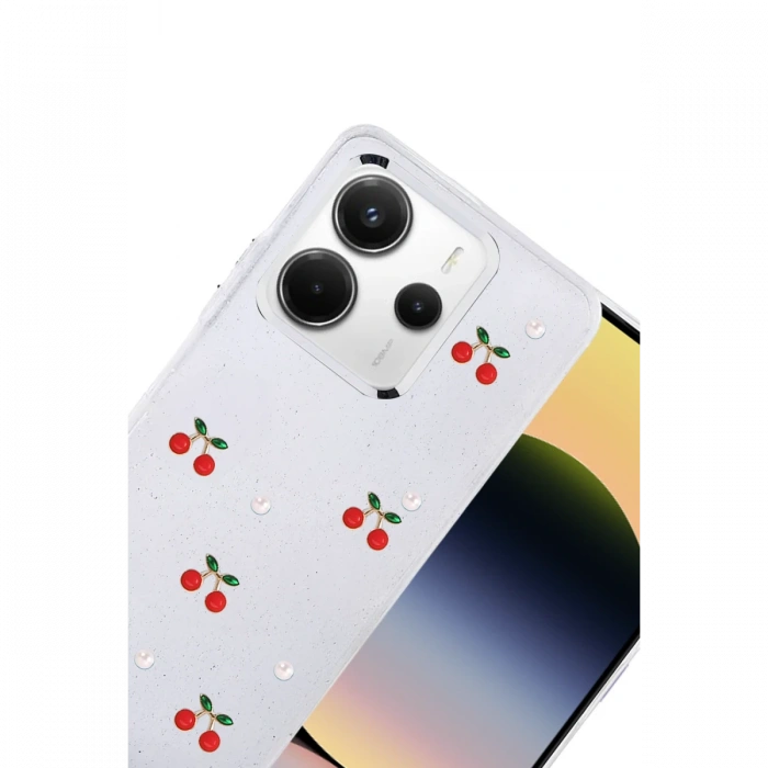 Joy Tekno Xiaomi Redmi Note 14 4G Fiyonk Desenli Kapak