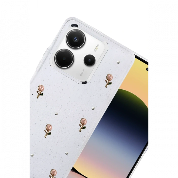 Joy Tekno Xiaomi Redmi Note 14 4G Fiyonk Desenli Kapak