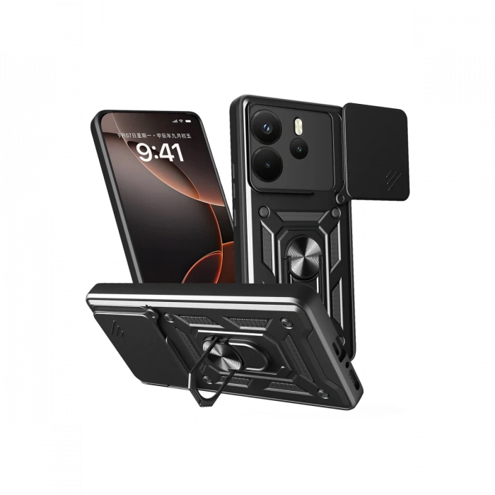 Xiaomi Redmi Note 14 4G Pars Lens Yüzüklü Silikon