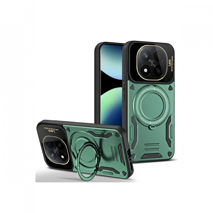 Joy Tekno Xiaomi Redmi Note 14 Pro 4G Kılıf Joy Lens Standlı Kapak