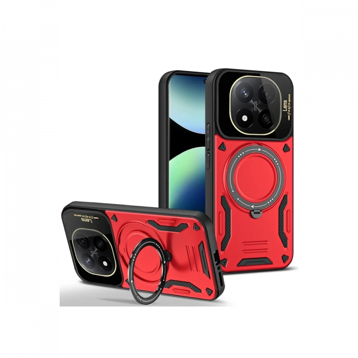 Joy Tekno Xiaomi Redmi Note 14 Pro 4G Kılıf Joy Lens Standlı Kapak