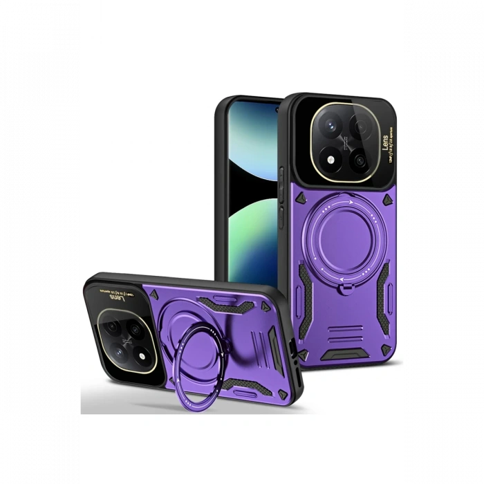 Joy Tekno Xiaomi Redmi Note 14 Pro 4G Kılıf Joy Lens Standlı Kapak