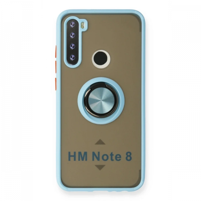 Xiaomi Redmi Note 8 Kılıf Montreal Yüzüklü Silikon Kapak