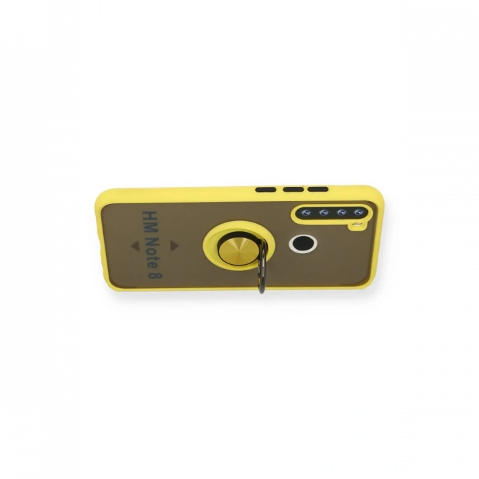 Xiaomi Redmi Note 8 Kılıf Montreal Yüzüklü Silikon Kapak