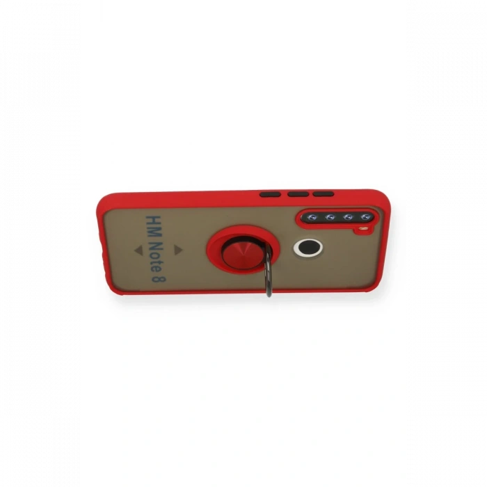 Xiaomi Redmi Note 8 Kılıf Montreal Yüzüklü Silikon Kapak