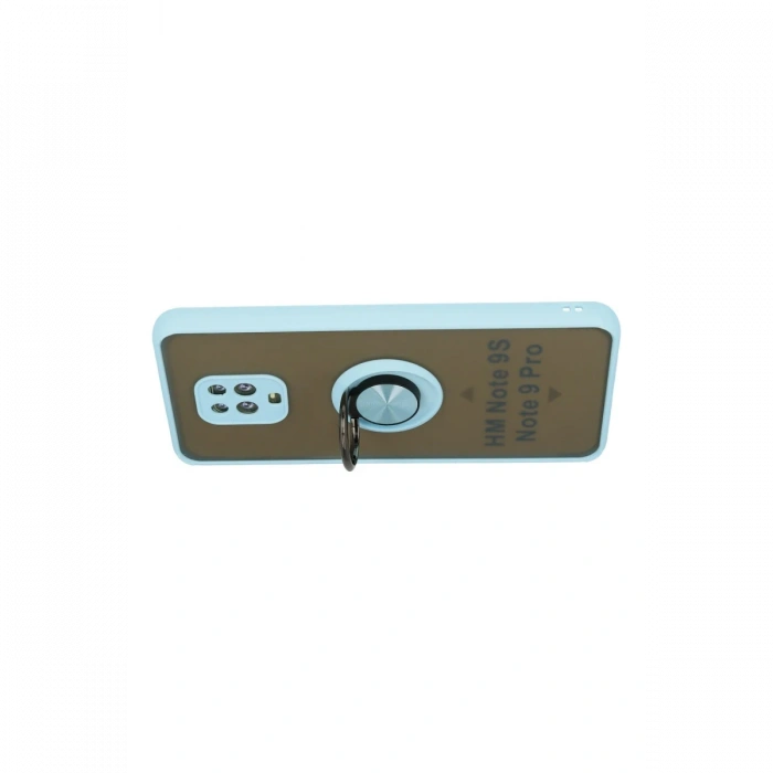 Xiaomi Redmi Note 9 Pro Kılıf Montreal Yüzüklü Silikon Kapak