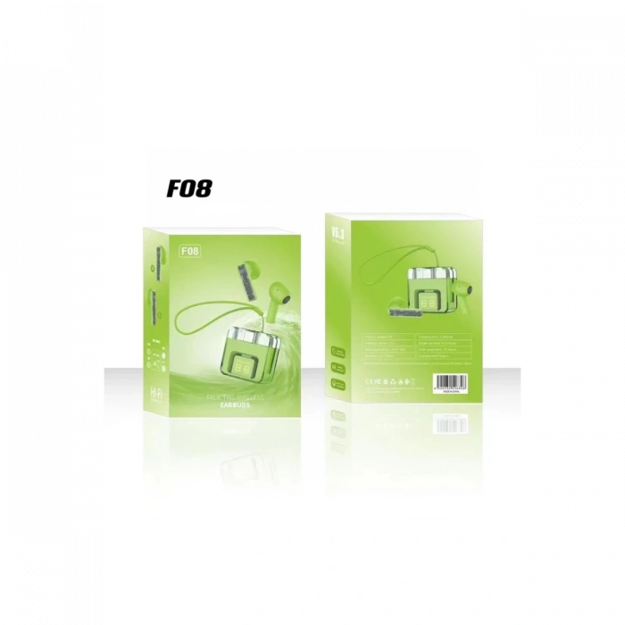 Karler Bass F08 Dijital Şarj Göstergeli TWS Bluetooth Kulaklık