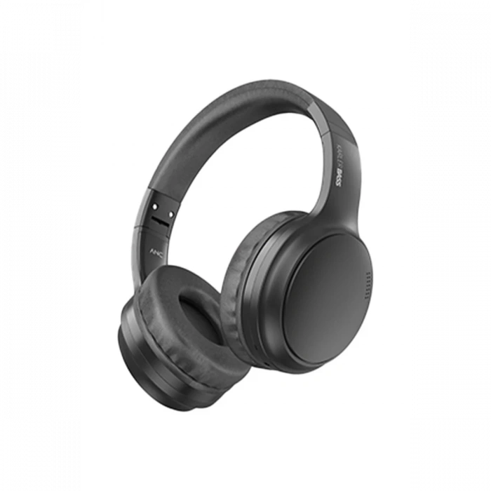 Karler Bass KRH4 Aktif Gürültü Engelleyici Özellikli Kafaüstü Kablosuz Bluetooth Kulaklık - Siyah