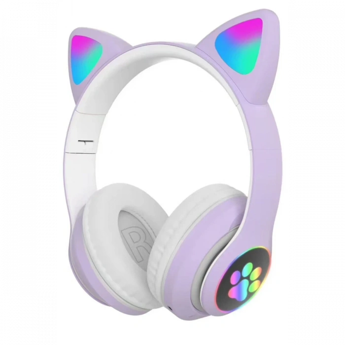 Karler Bass STN28 Kablosuz Kedi Kulaklık - Lila