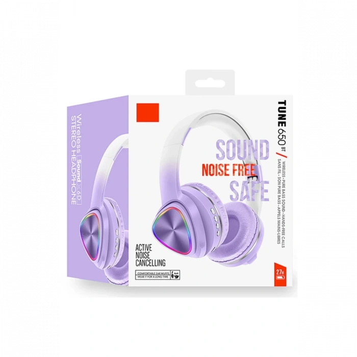 Karler Bass Tune 650 BT RGB Kablosuz Kafaüstü Kulaklık