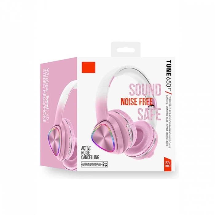 Karler Bass Tune 650 BT RGB Kablosuz Kafaüstü Kulaklık