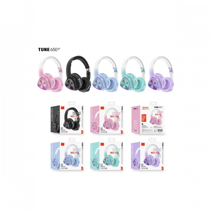 Karler Bass Tune 650 BT RGB Kablosuz Kafaüstü Kulaklık
