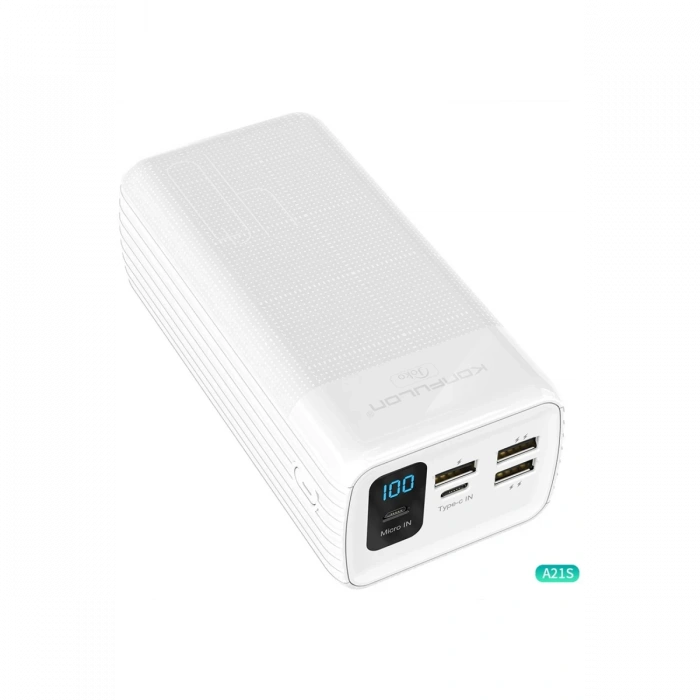 Konfulon A21S Led Işıklı Powerbank 40.000 mAh