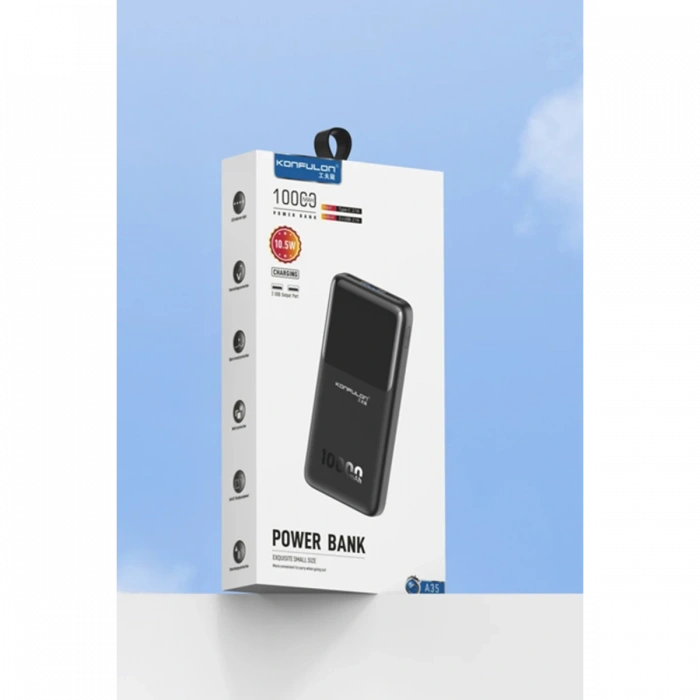 Konfulon A35 10.000 mAh 15W Mini Powerbank