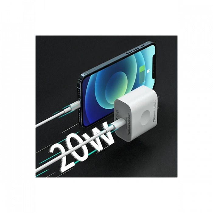 Konfulon C69D 20W + 1M 18W DC15 Type-C to Type-C Kablolu PD Şarj Cihazı