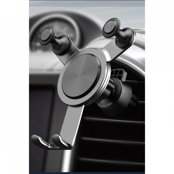 Konfulon CM14 Izgara Klipsli Araç Tutucu - Siyah