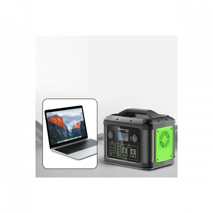 Konfulon CN06 Powerbank 1200W 315.000 mAh Kamp Şarj 60W PD - Siyah