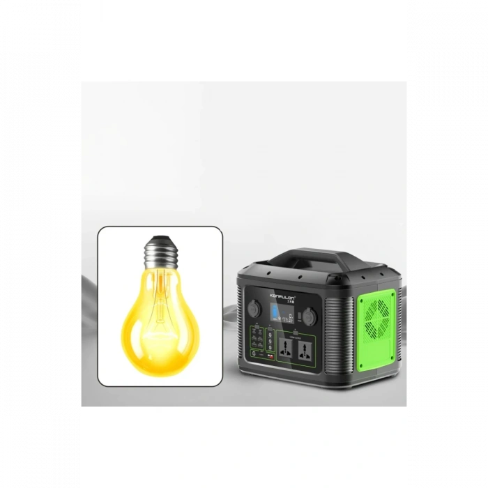 Konfulon CN06 Powerbank 1200W 315.000 mAh Kamp Şarj 60W PD - Siyah