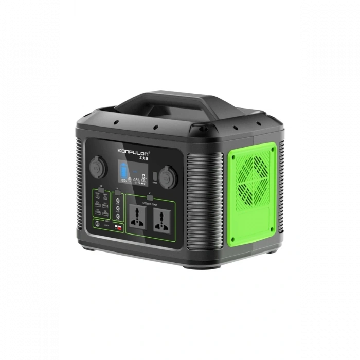 Konfulon CN06 Powerbank 1200W 315.000 mAh Kamp Şarj 60W PD - Siyah