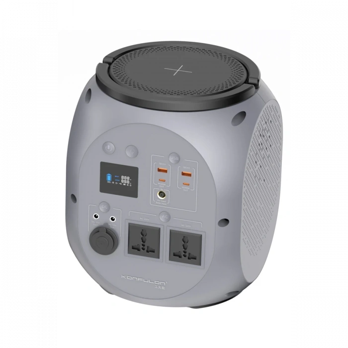 Konfulon CN08 Powerbank 600W 180.000 mAh Kamp Şarj 45W PD - Gri
