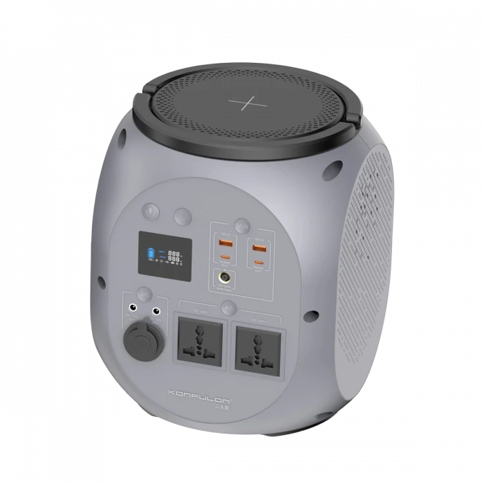 Konfulon CN09 Powerbank 1000W 270.000 mAh Kamp Şarj 45W PD - Gri