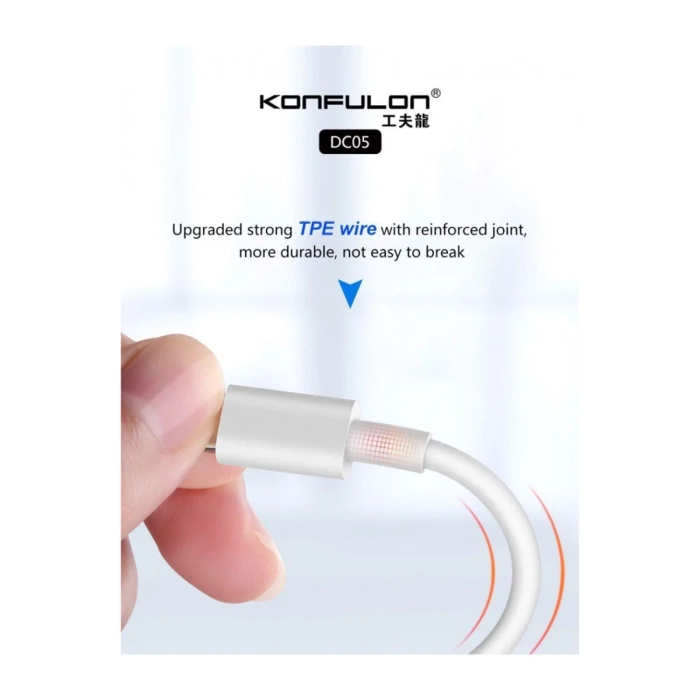 Konfulon DC05 Süper Hızlı Lightning Kablo iphone Uyumlu 1M 2.4A