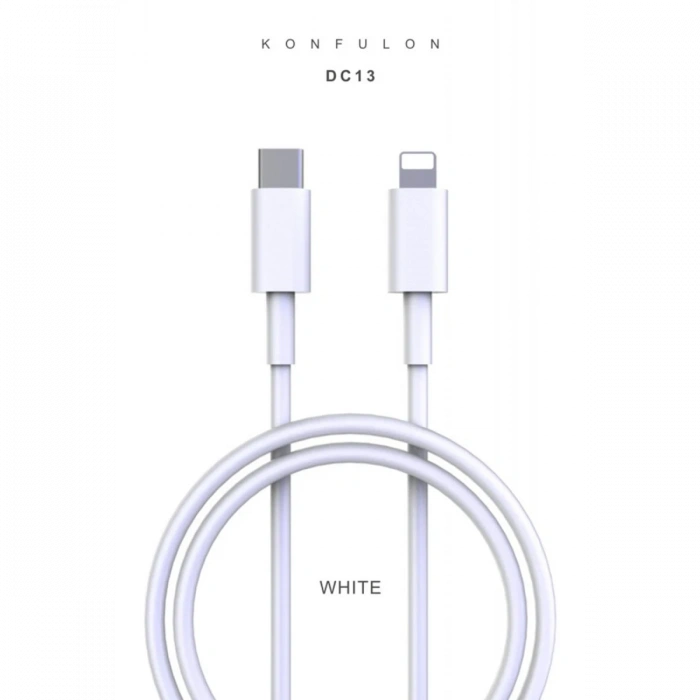 Konfulon DC13 1M 20W Type-C to Lightning Kablo iphone Uyumlu