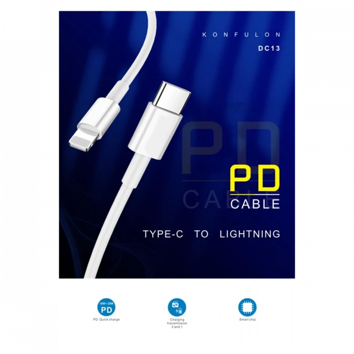 Konfulon DC13 1M 20W Type-C to Lightning Kablo iphone Uyumlu