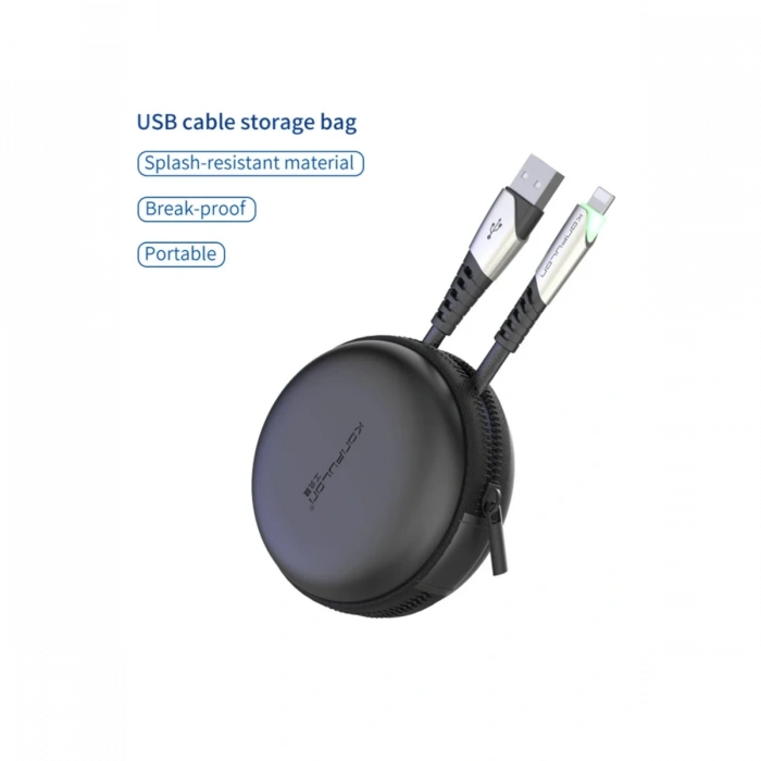 Konfulon DC17 Lightning Kablo iphone Uyumlu 1M 2.4A - Kırmızı