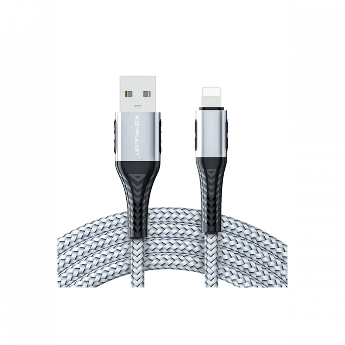 Konfulon DC33 Usb 3.0 to Lightning 1M Tel Örgü 60W Kablo - Gümüş