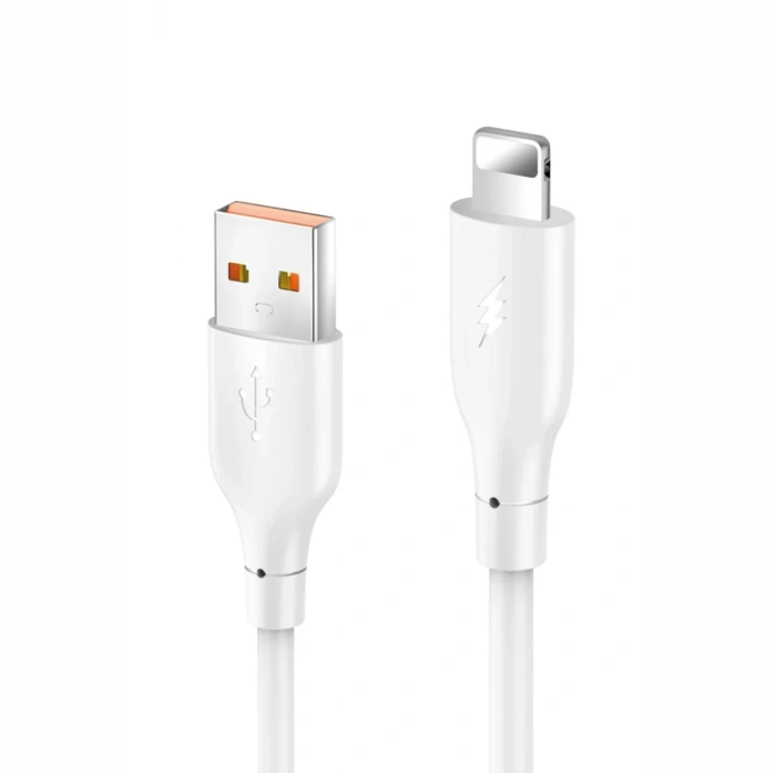 Konfulon DC64 USB to Lightning 1M 3.0A Hızlı Şarj Kablo - Beyaz