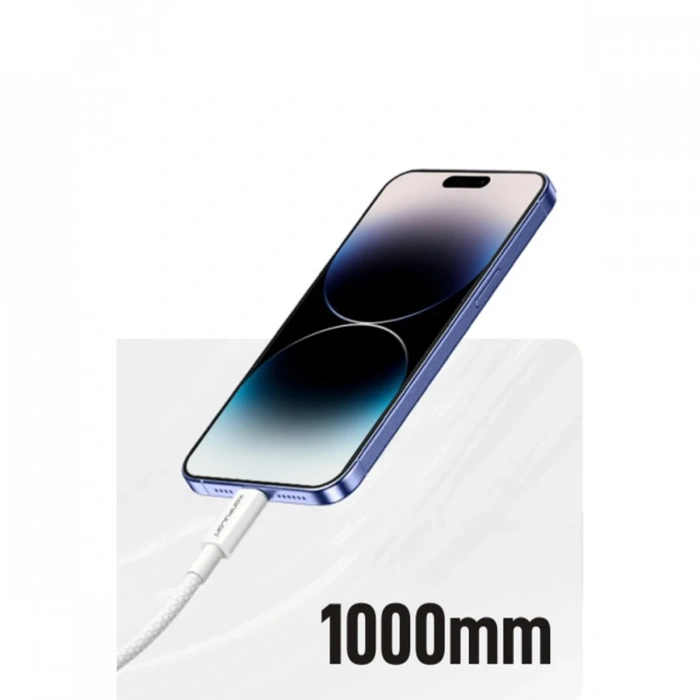 Konfulon DC79 1M 3A USB to Lightning Hızlı Şarj Kablo - Beyaz