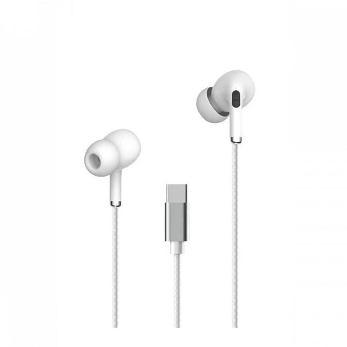 Konfulon INA16 Type-C Kablolu Kulak İçi Kulaklık - Beyaz