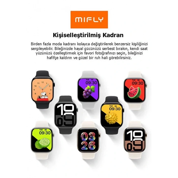 MIFLY S10 PRO SIYAH AKILLI SAAT