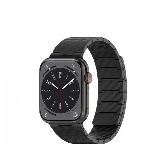 Movenchy Watch 45mm Carbon Steel Kordon