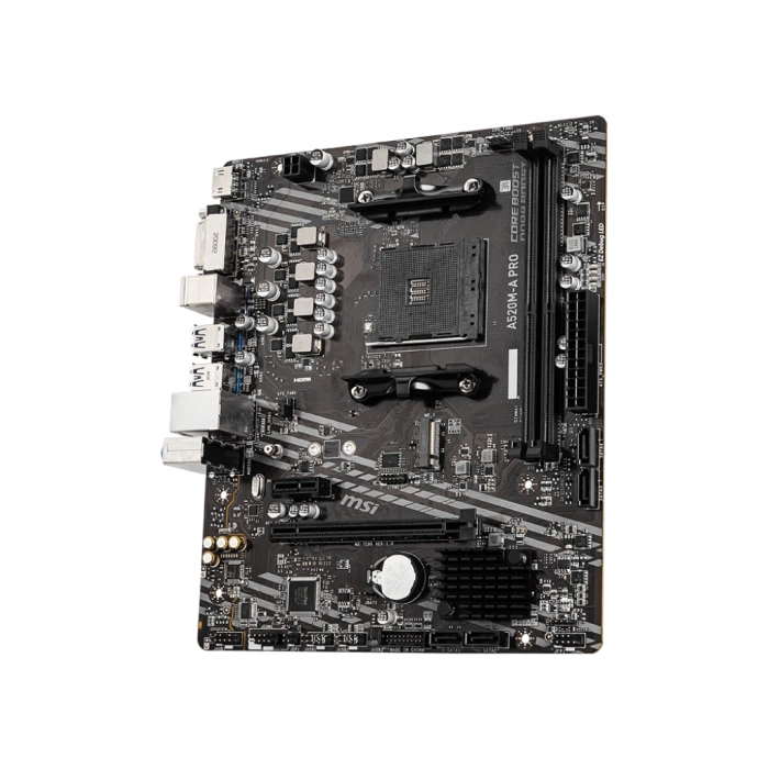 MSI A520M-A PRO DDR4 4600/1866Mhz M.2 mATX AM4