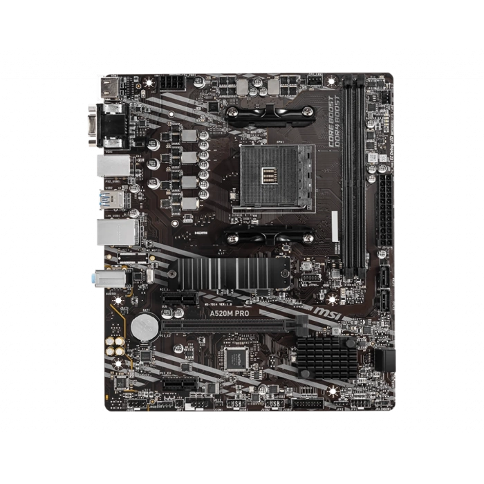 MSI A520M PRO DDR4 4600/1866Mhz M.2 MATX AM4