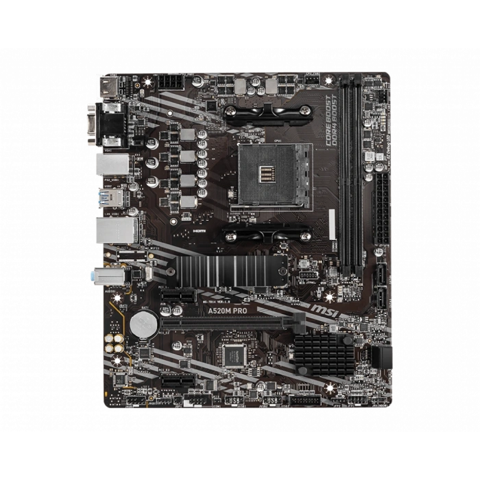 MSI A520M PRO DDR4 4600/1866Mhz M.2 MATX AM4