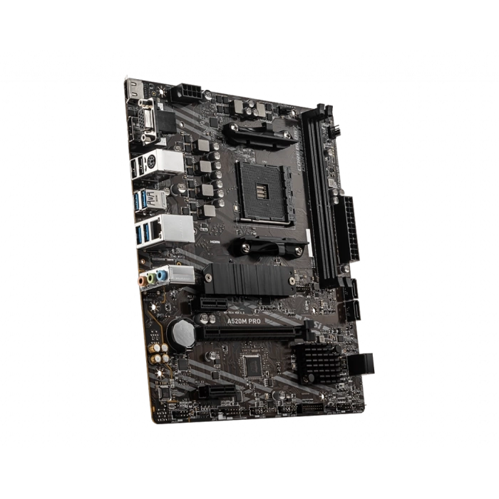 MSI A520M PRO DDR4 4600/1866Mhz M.2 MATX AM4