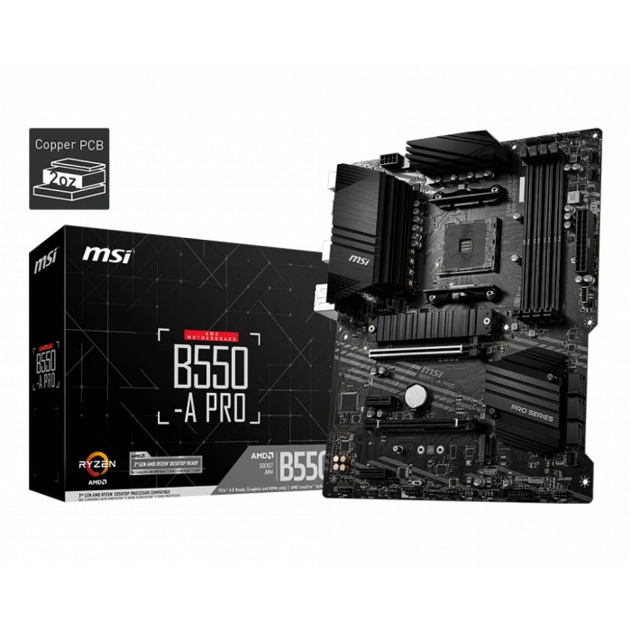 MSI B550-A PRO DDR4 4400(OC)Mhz HDMI / DP ATX AM4