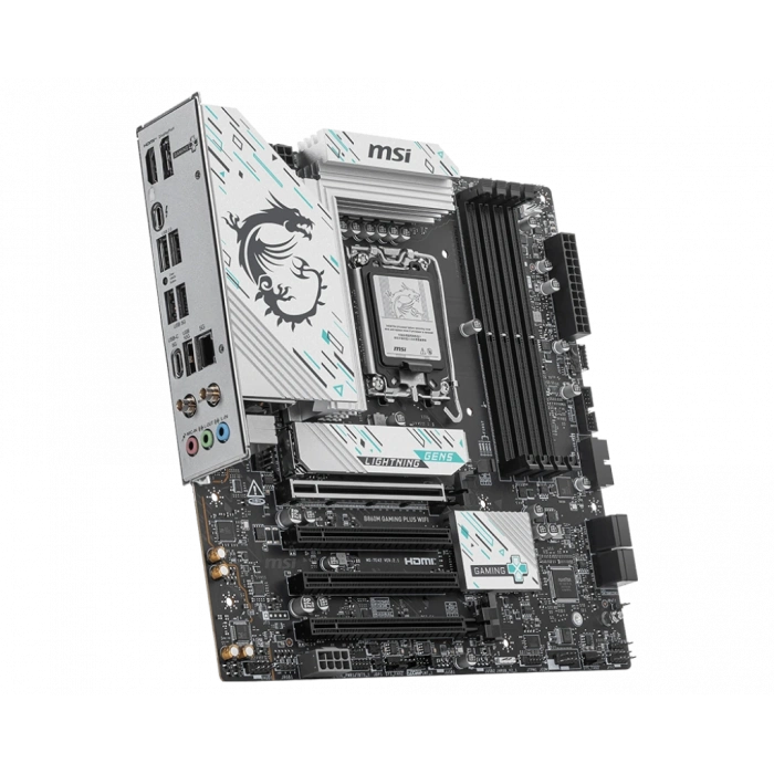 MSI B860M GAMING PLUS WIFI SOKET 1851 DDR5 8600MHZ(OC) 3xM.2 1x TB4 HDMI DISPLAY 5G LAN WIFI 7 mATX