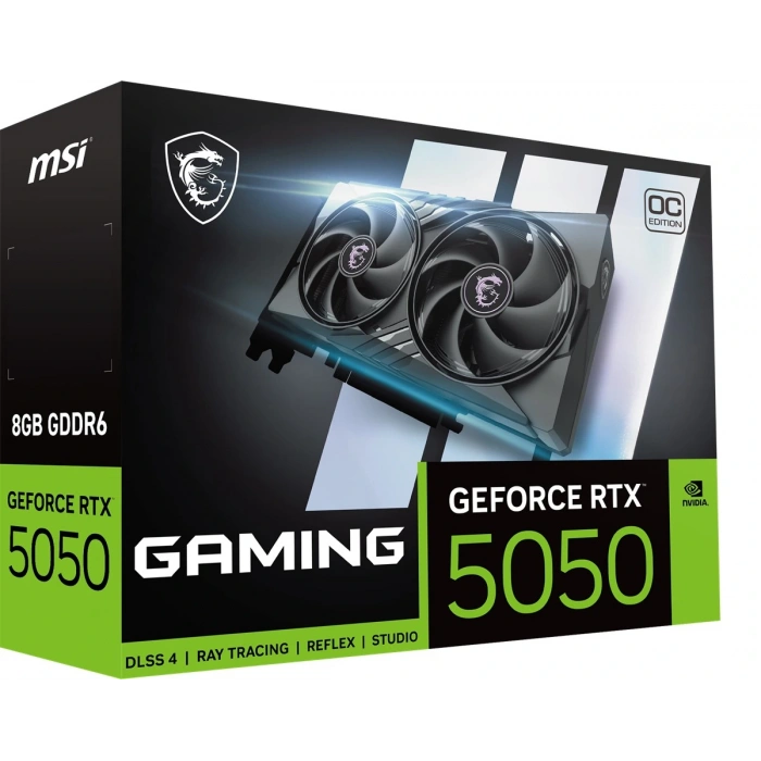 MSI GEFORCE RTX 5050 8G GAMING OC GDDR6 128B DX12 PCIE 5.0 X16 (3XDP 1XHDMI)