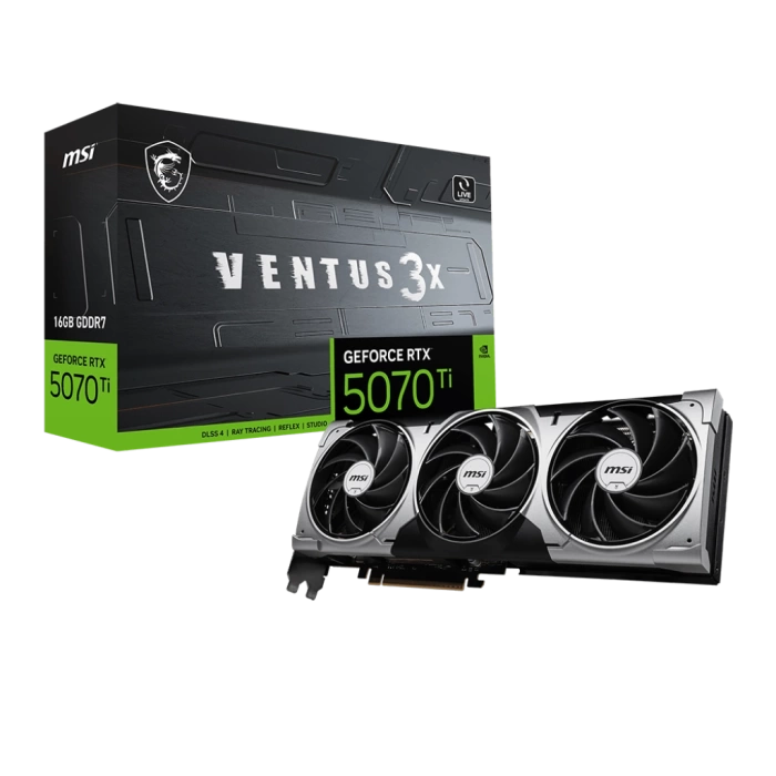 MSI GEFORCE RTX 5070 TI 16G VENTUS 3X VGA