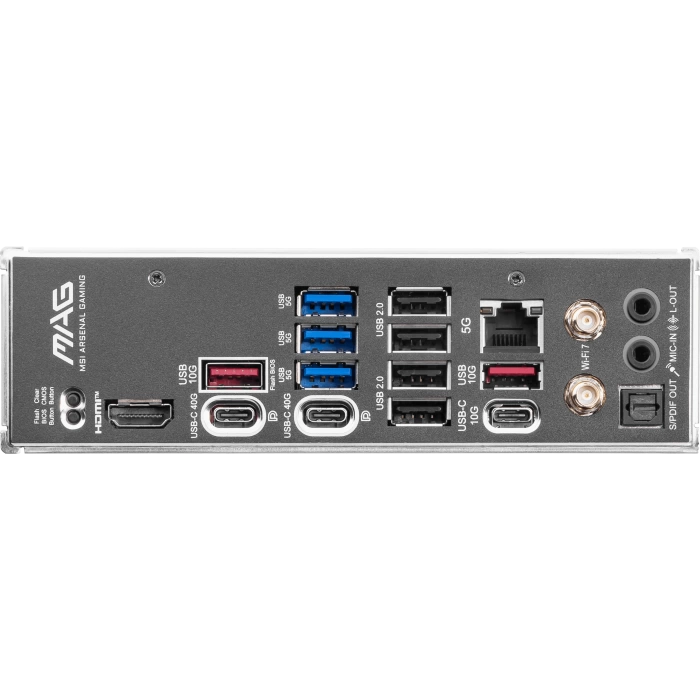 MSI MAG X870E TOMAHAWK WIFI AM5 DDR5 8400MHZ(OC) USB4 4x M.2 HDMI 2X DP 5G LAN WIFI 7 RGB ATX